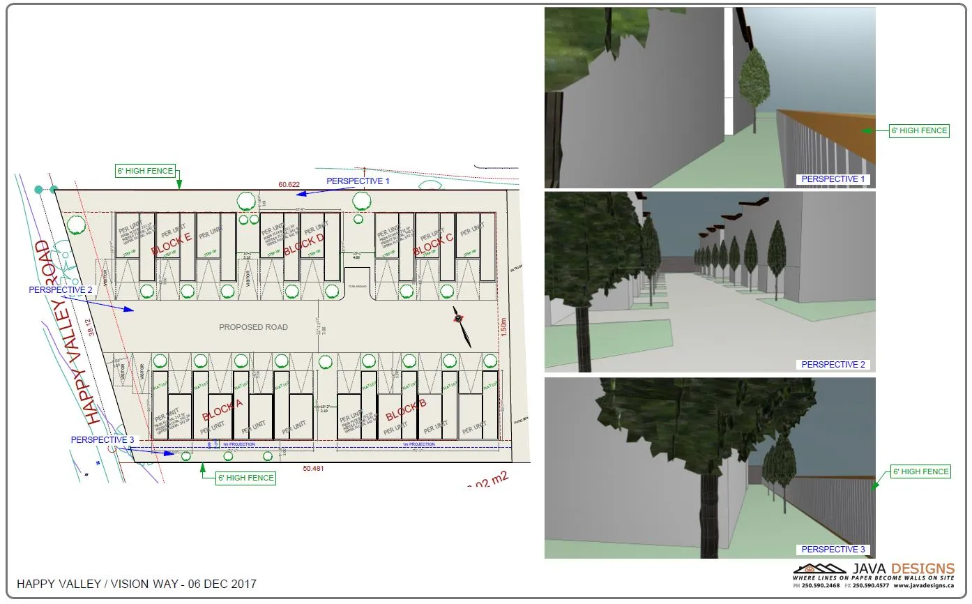 Conceptual site plan — Site B detail