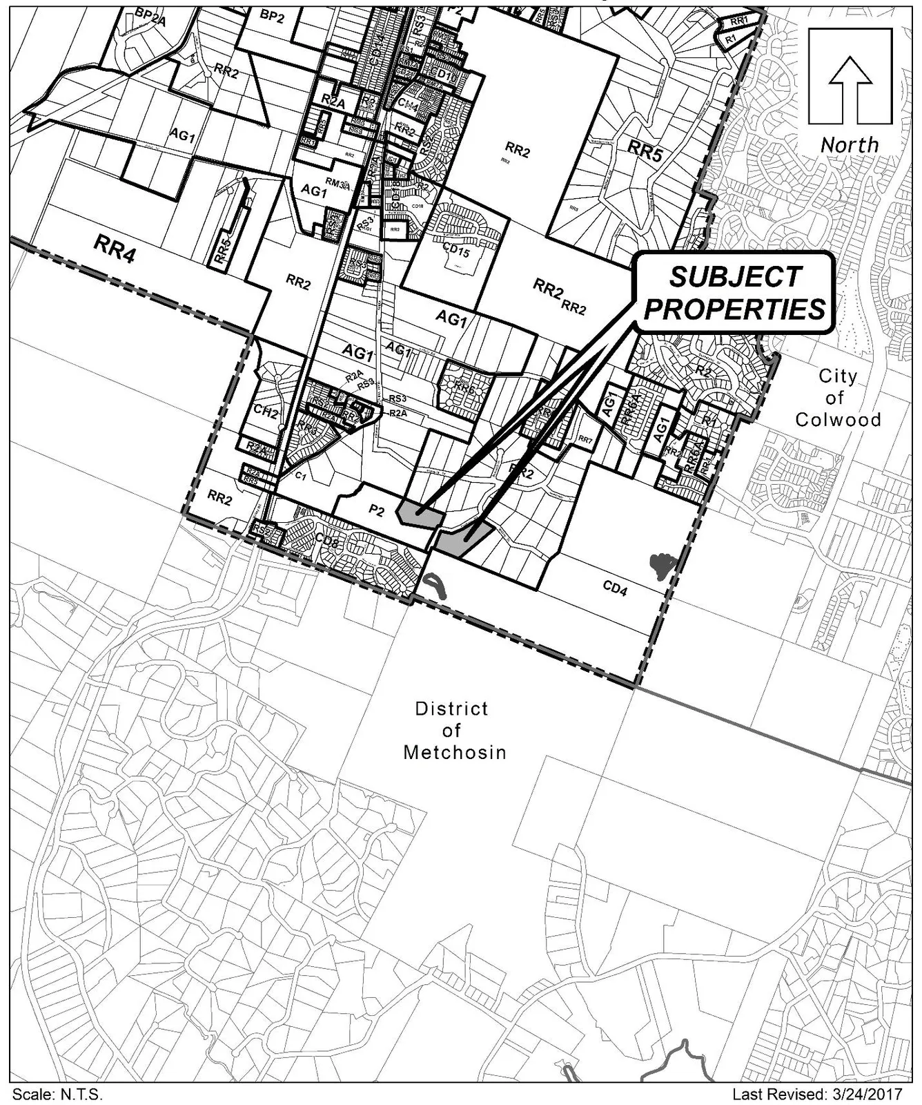 Appendix B plan – (map/diagram attached to staff report).