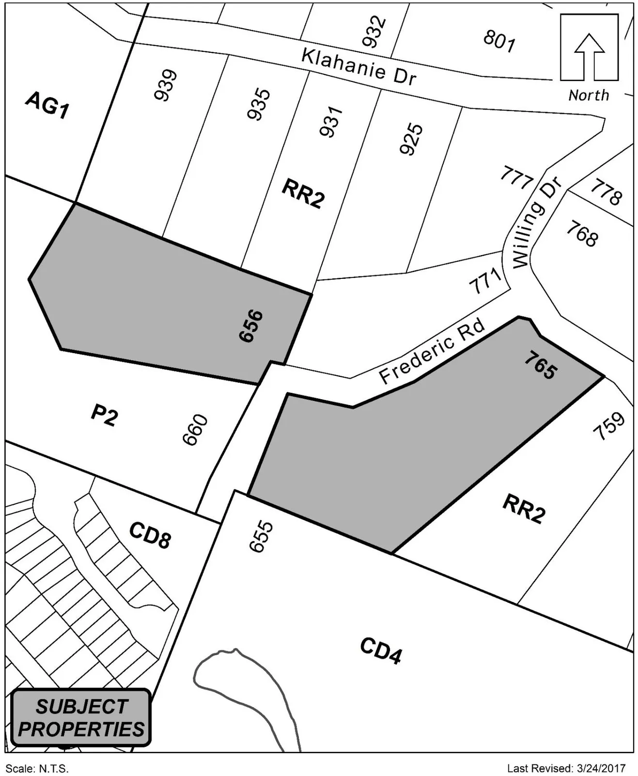 Appendix C plan – (map/diagram attached to staff report).