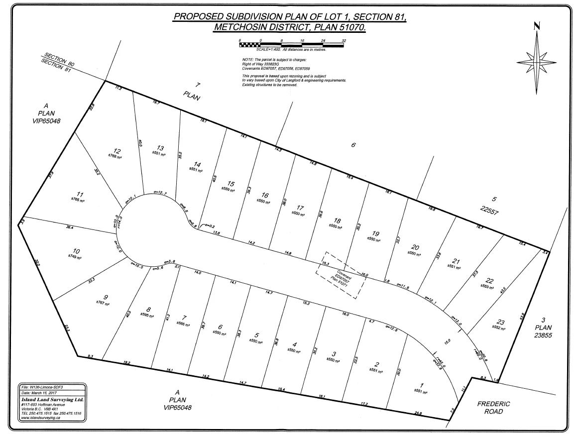 Appendix D plan – (map/diagram attached to staff report).