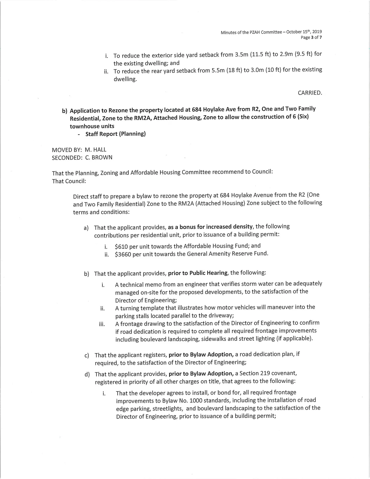 Scan of page 43 of the minutes