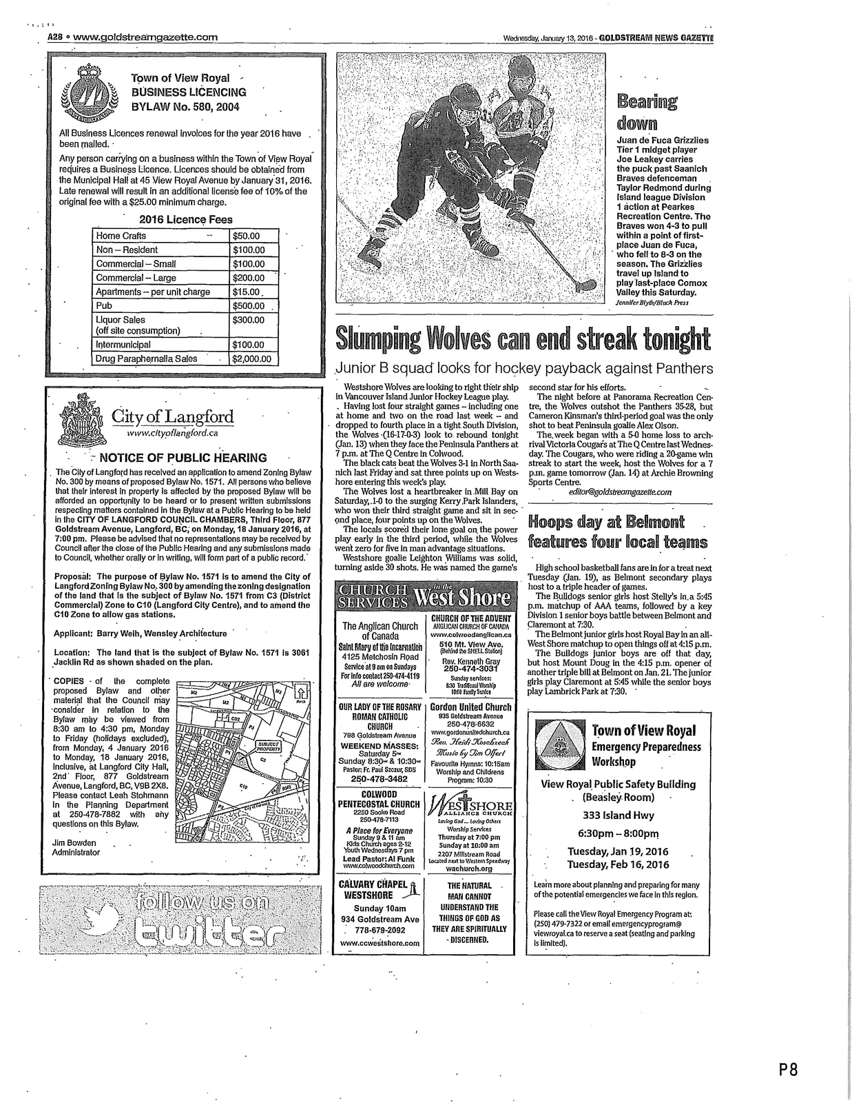 Additional Notice of Public Hearing advertisement / duplicate placement