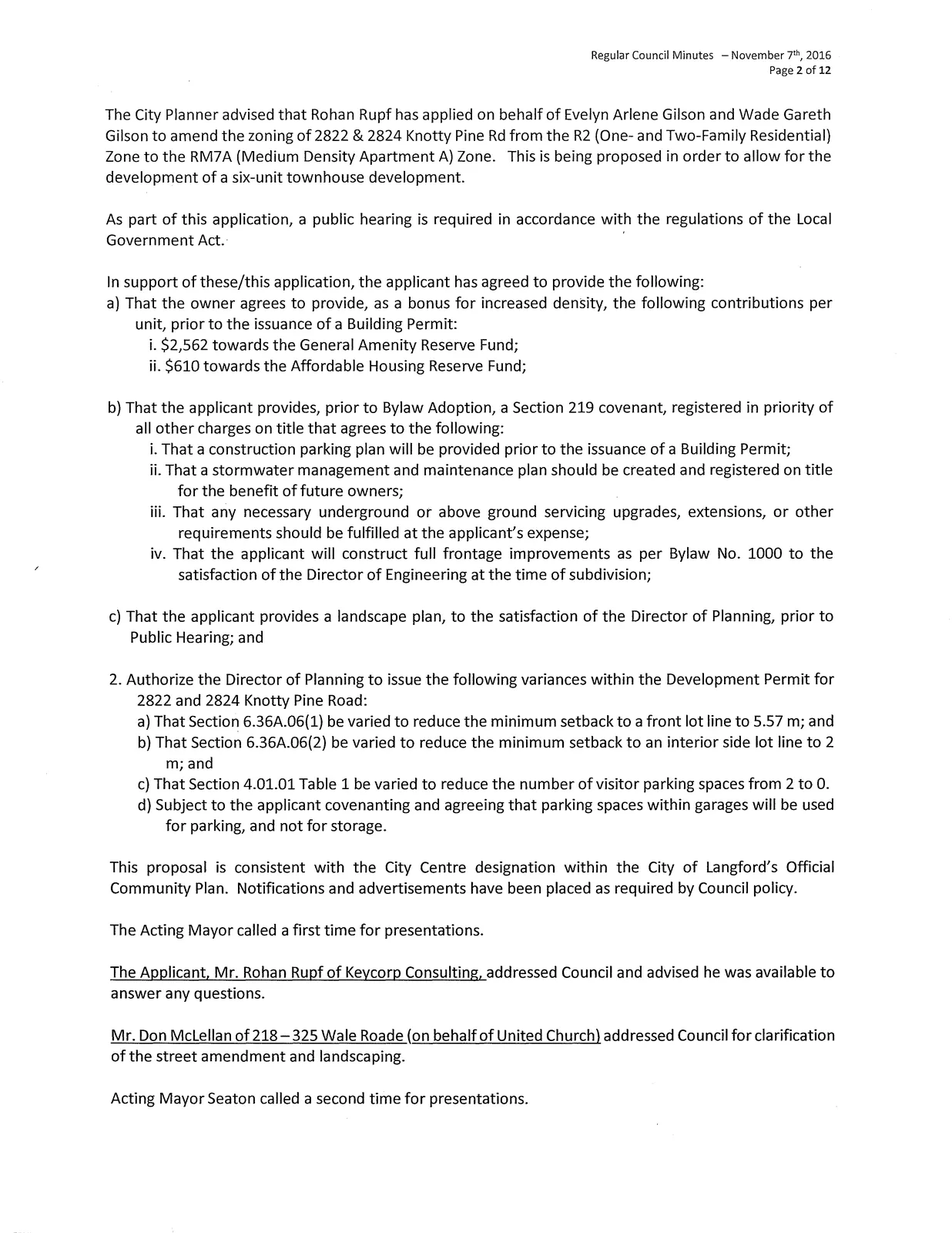 Page 2 scan of meeting minutes