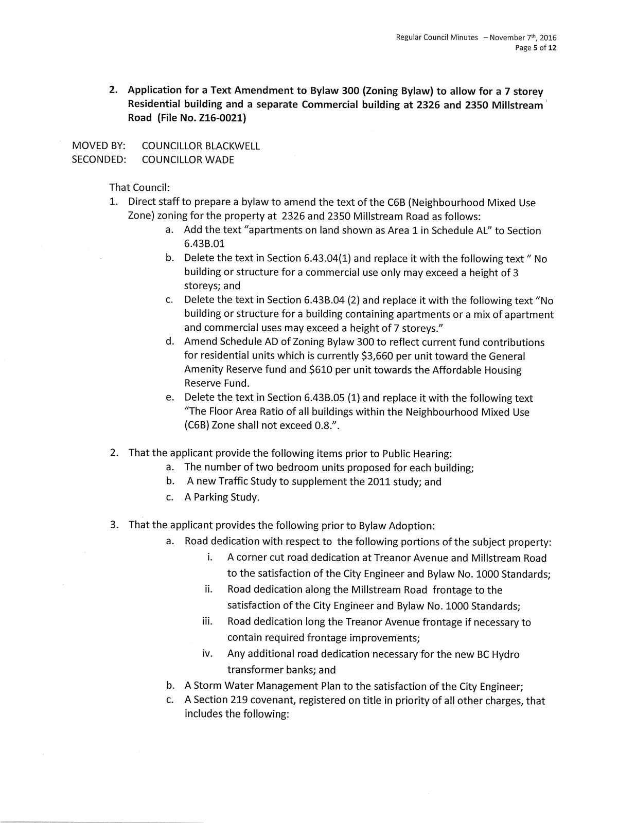 Page 5 scan of meeting minutes
