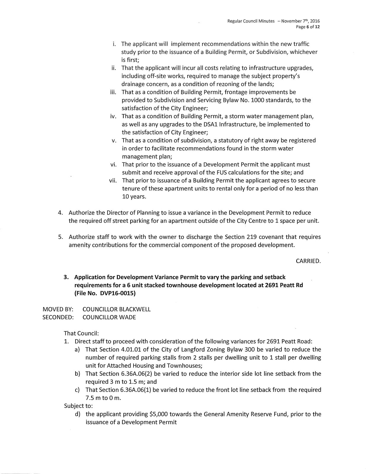 Page 6 scan of meeting minutes