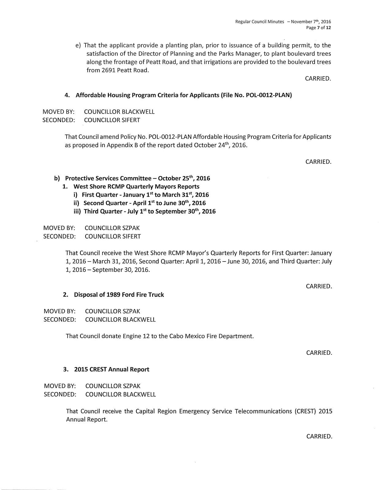 Page 7 scan of meeting minutes