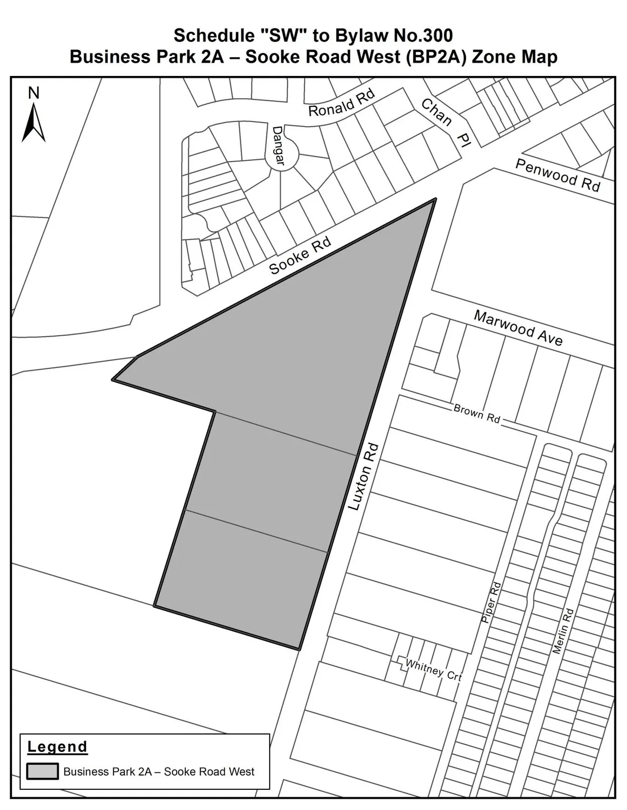 Appendix A to Bylaw No. 1670 (map / Schedule A)