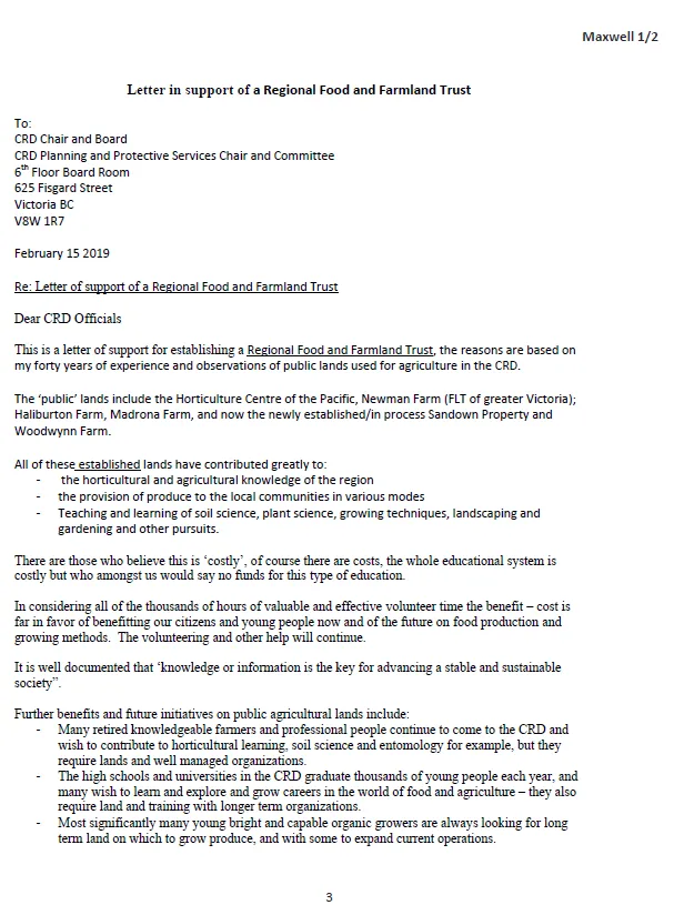CRD Regional Foodland Access Program — page 27 of 37 (scanned document page)