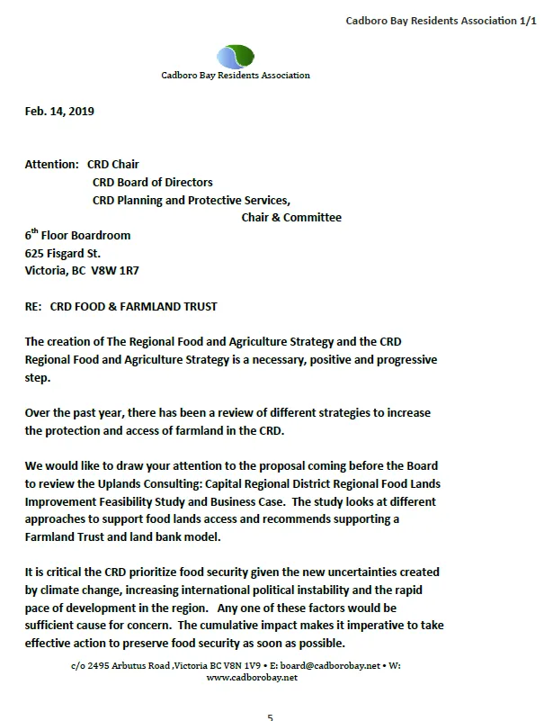 CRD Regional Foodland Access Program — page 29 of 37 (scanned document page)