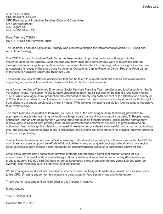 CRD Regional Foodland Access Program — page 32 of 37 (scanned document page)