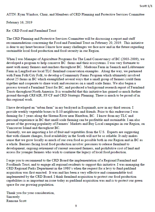 CRD Regional Foodland Access Program — page 33 of 37 (scanned document page)