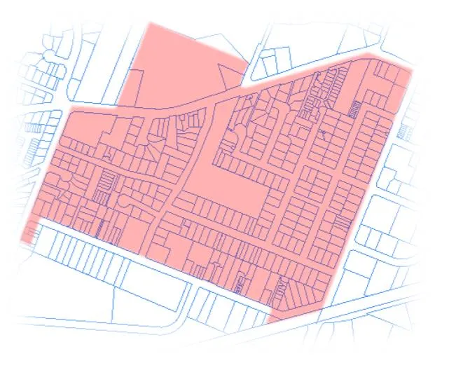 Goldstream East neighbourhood - illustrative photo/diagram