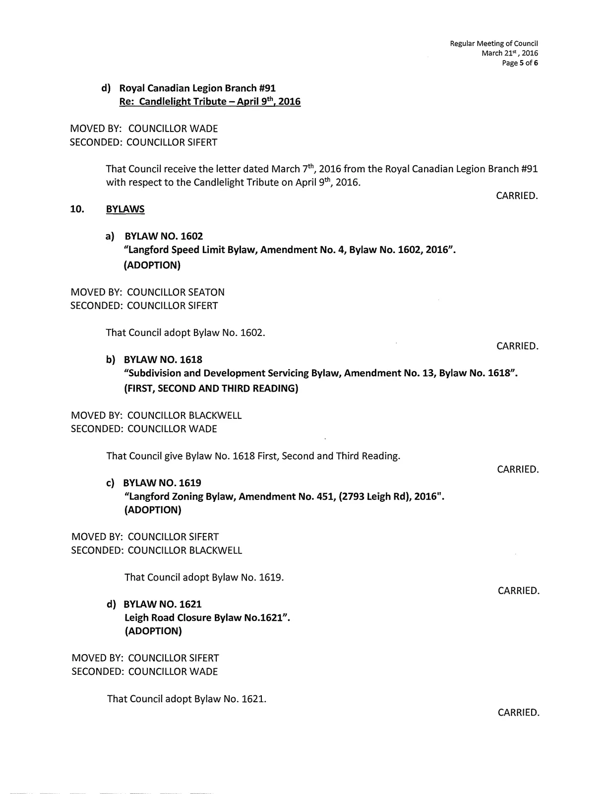 Page 5 of minutes