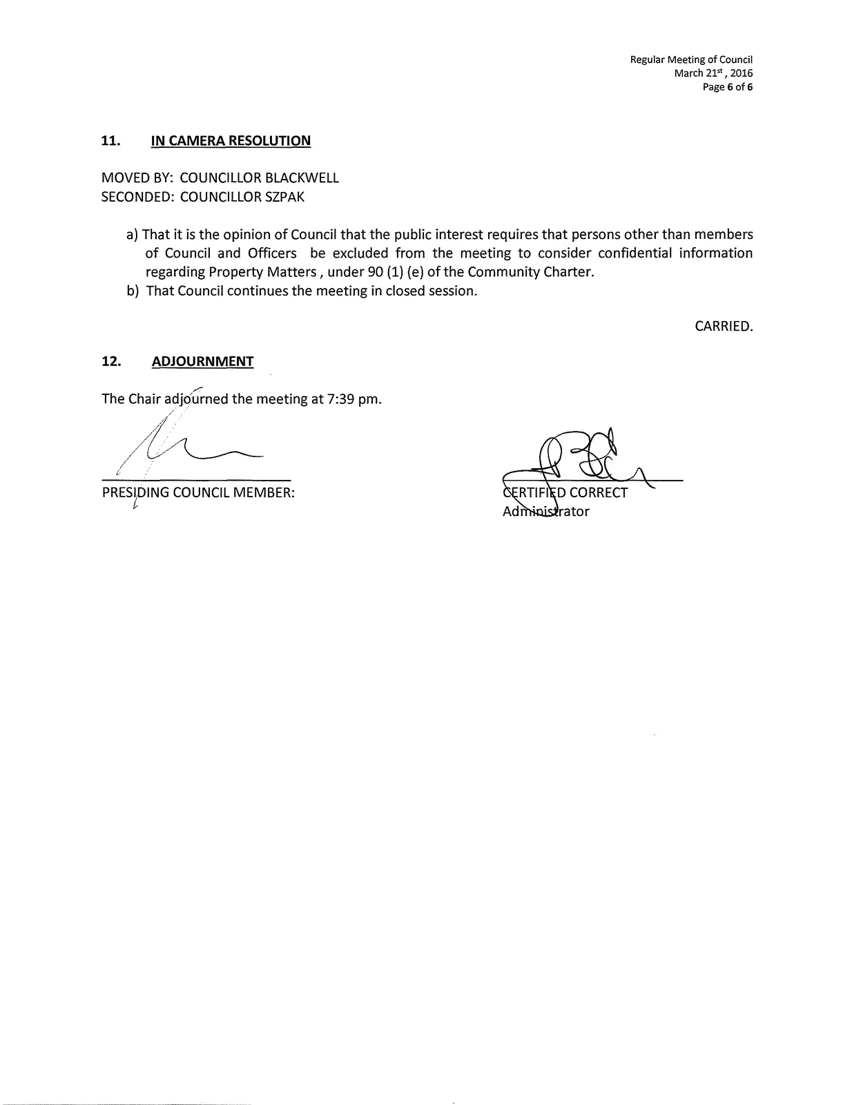 Page 6 of minutes