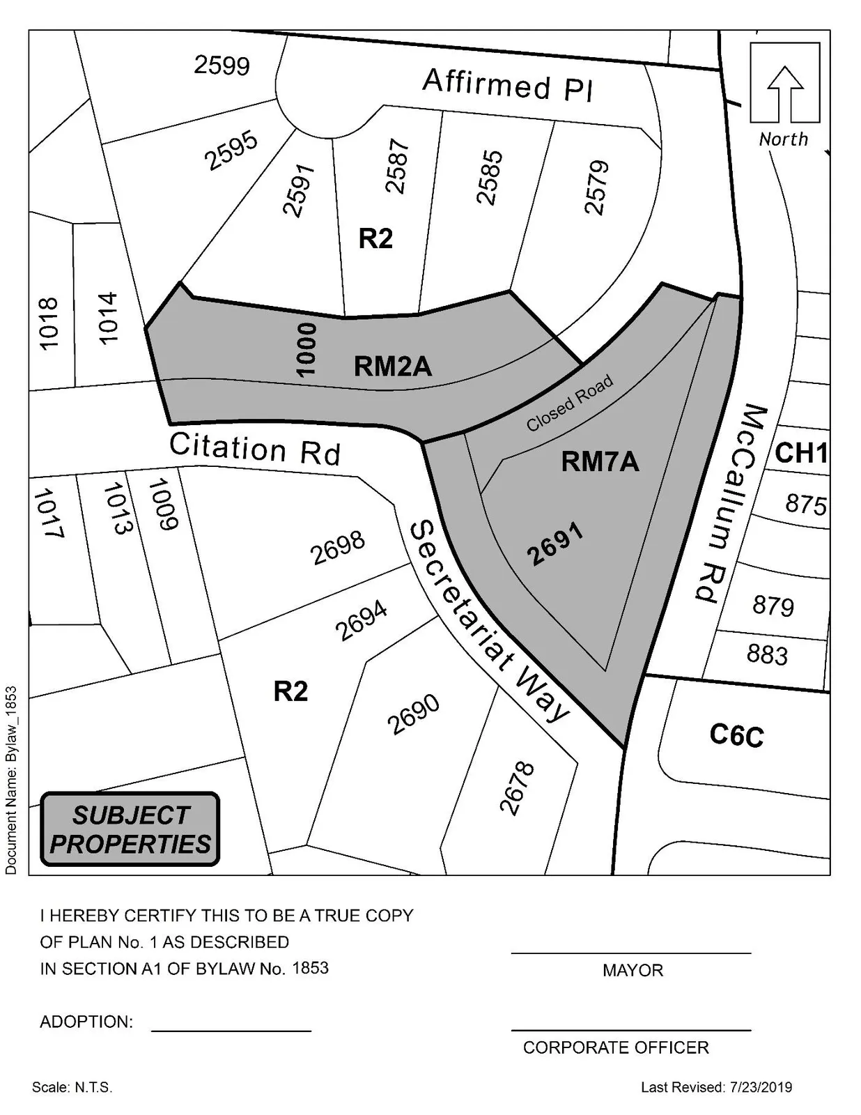 Schedule A map