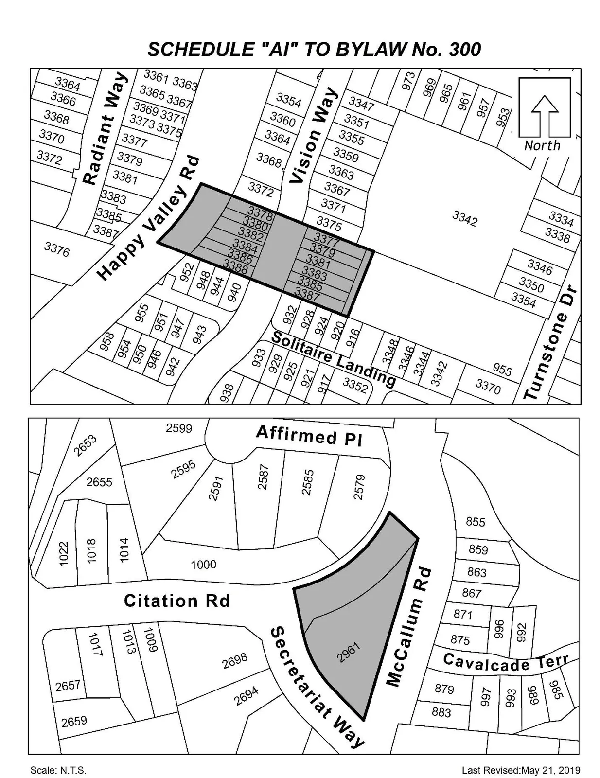 Schedule B map