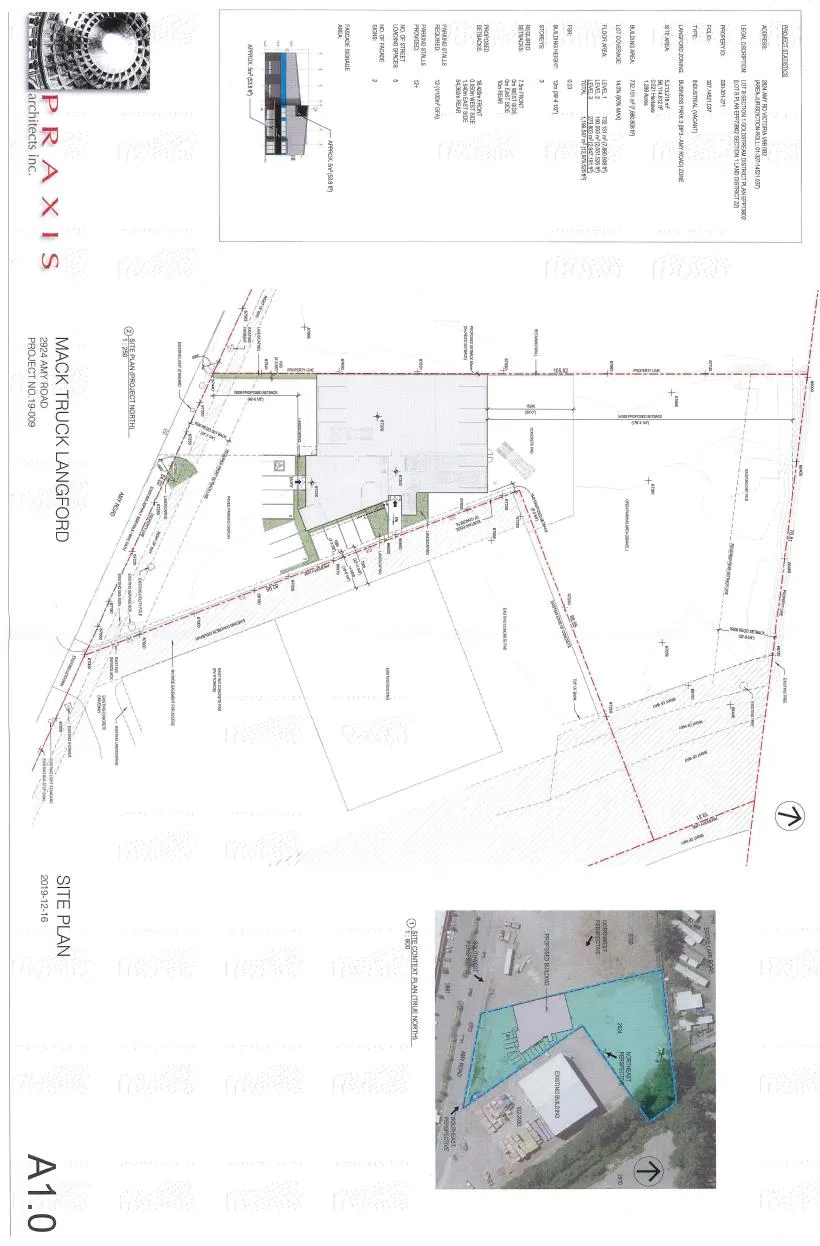 Site plan for 2924 Amy Rd (Appendix A)