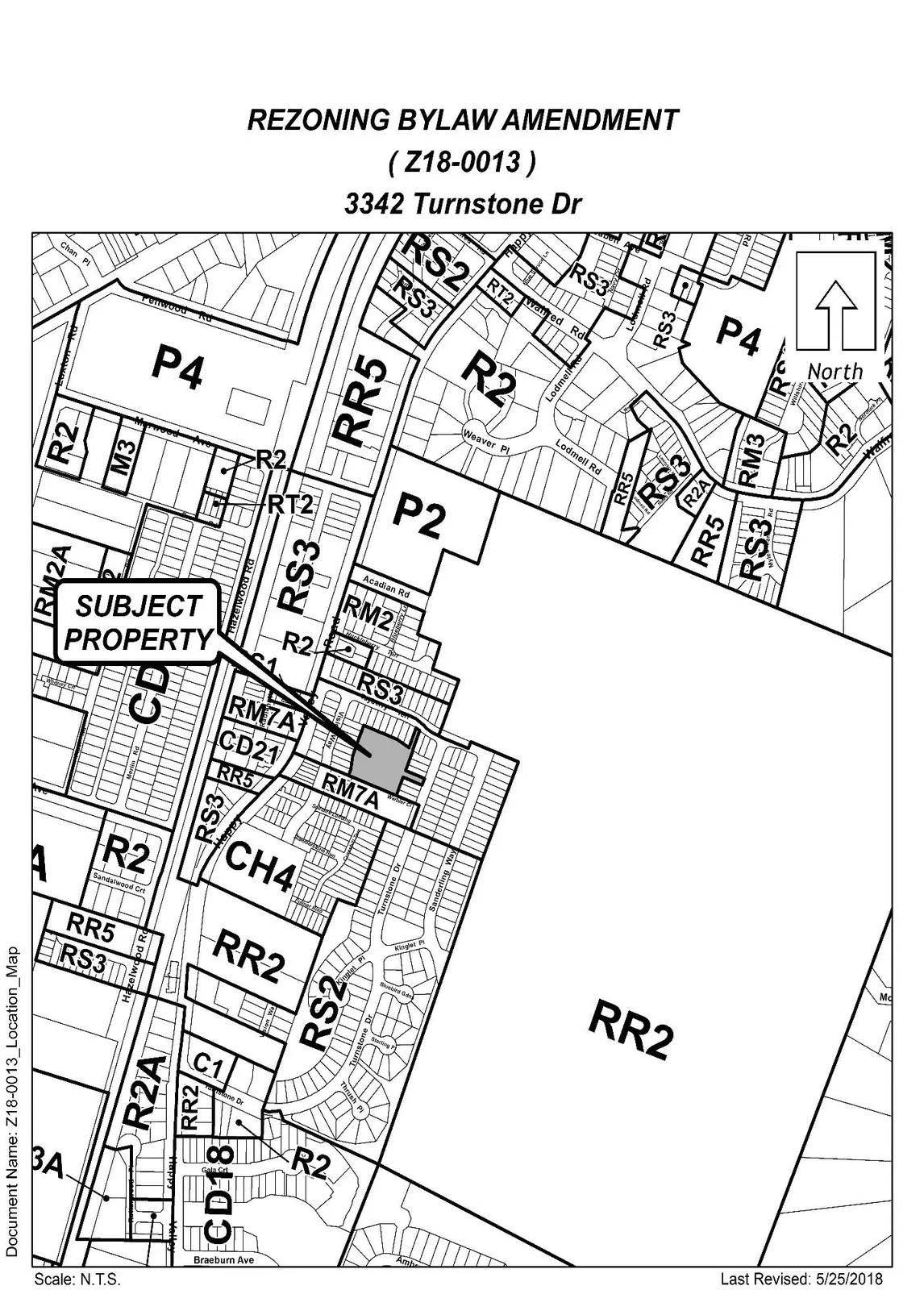 Appendix C – Location Map (regional map showing location of 3342 Turnstone Drive)