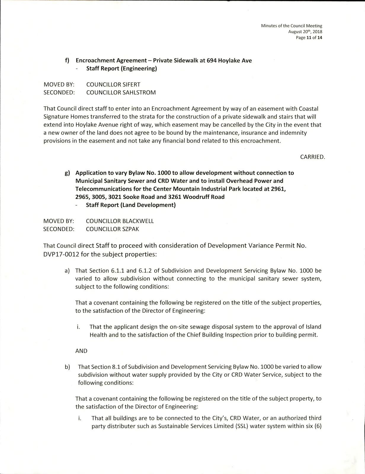 Grant application and Irwin Dam Improvements