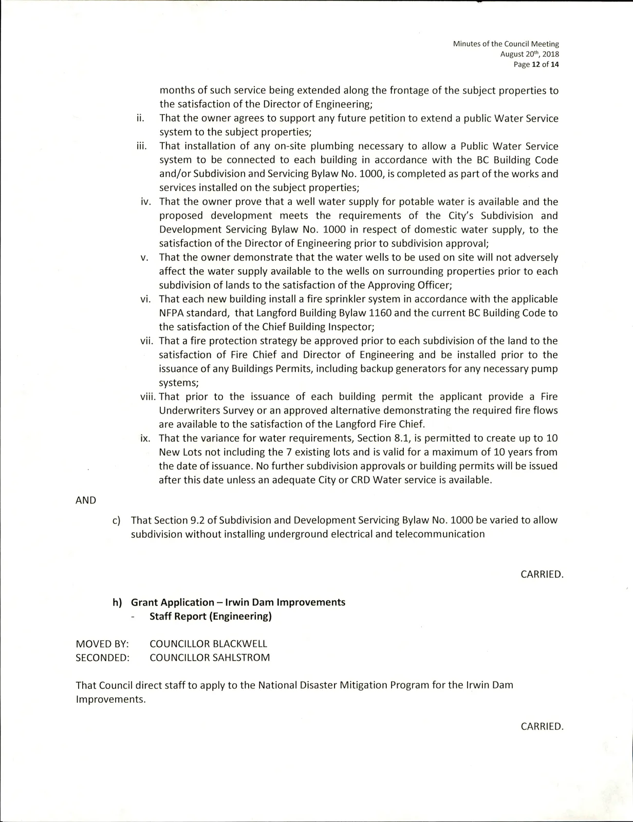 Bylaws section start