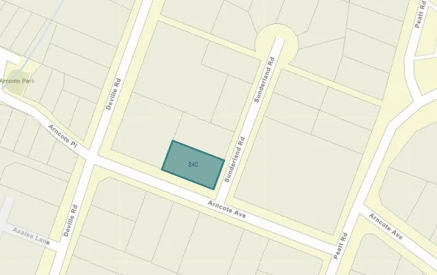 Figure — Sample Locations and Results (legend and material codes)