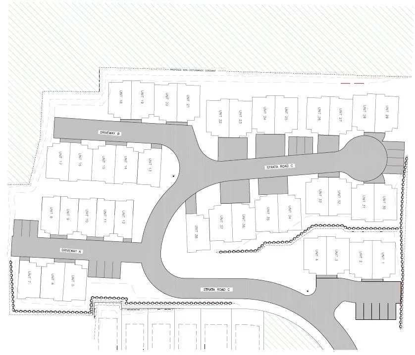 Currently permitted site plan through existing zoning regulations