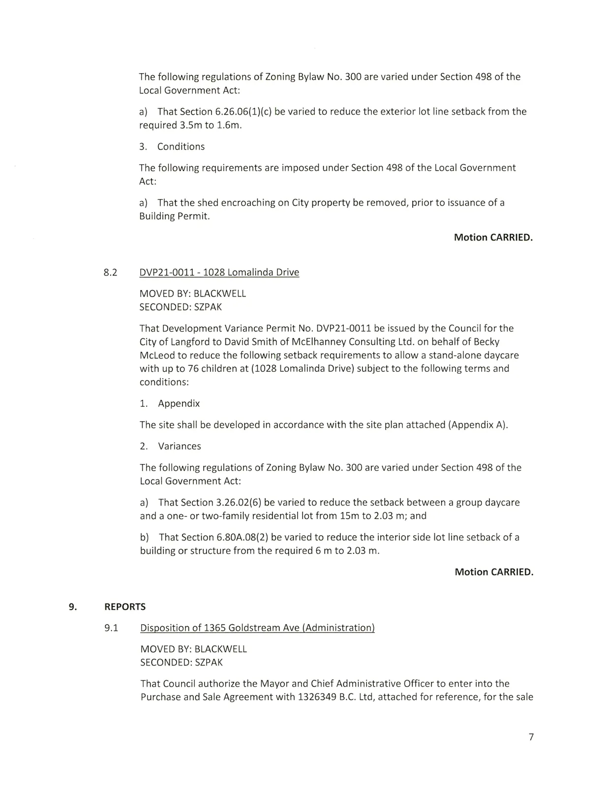 Page 7 scan of meeting minutes