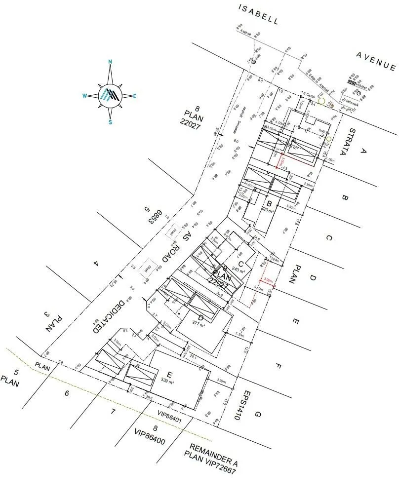 Proposed Site Plan for 967 Isabell Avenue