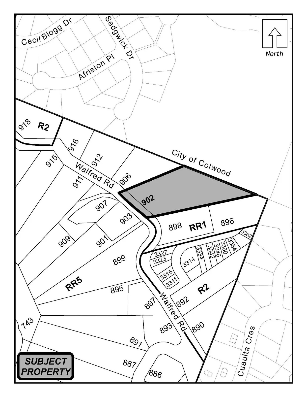 Schedule A — detail/alternate view of property location and shading