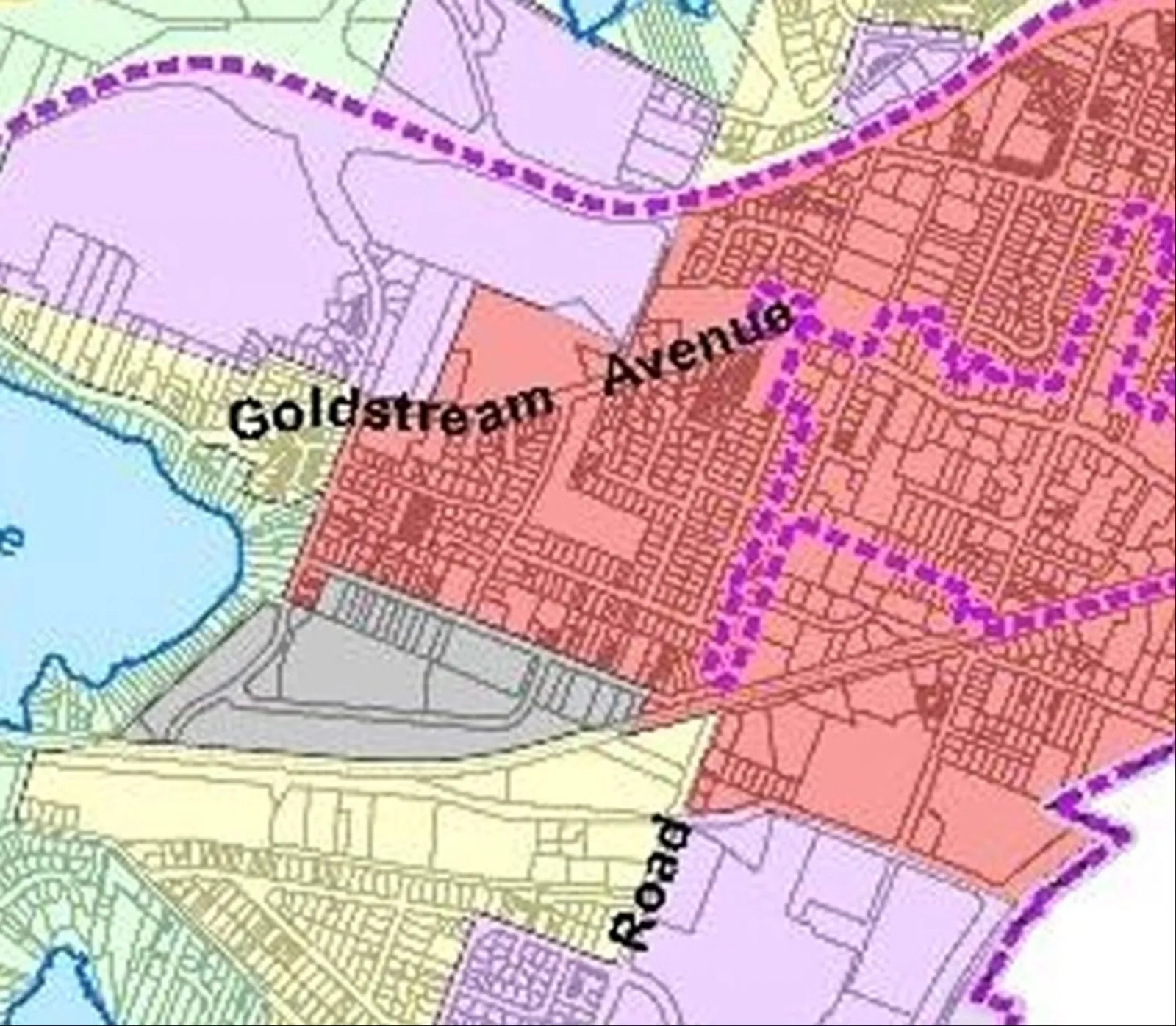 Photo of existing vacant site / staging area
