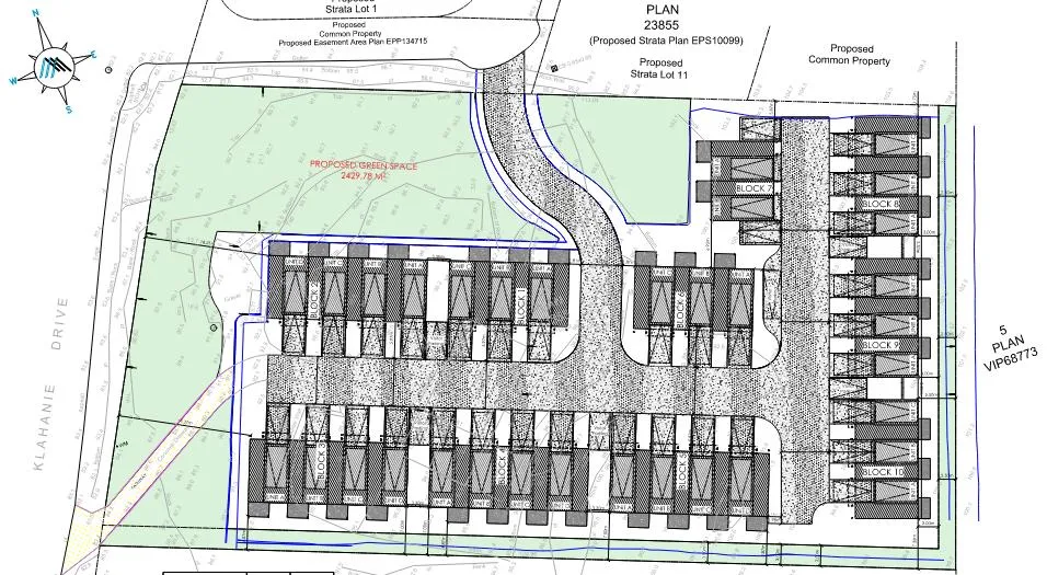 Proposed Site Plan (alternate view)