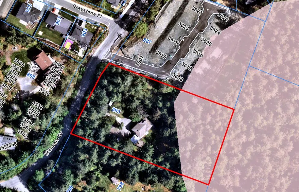 Potential Habitat and Biodiversity Area (pink)