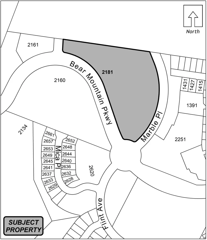 Site plan (Appendix A)