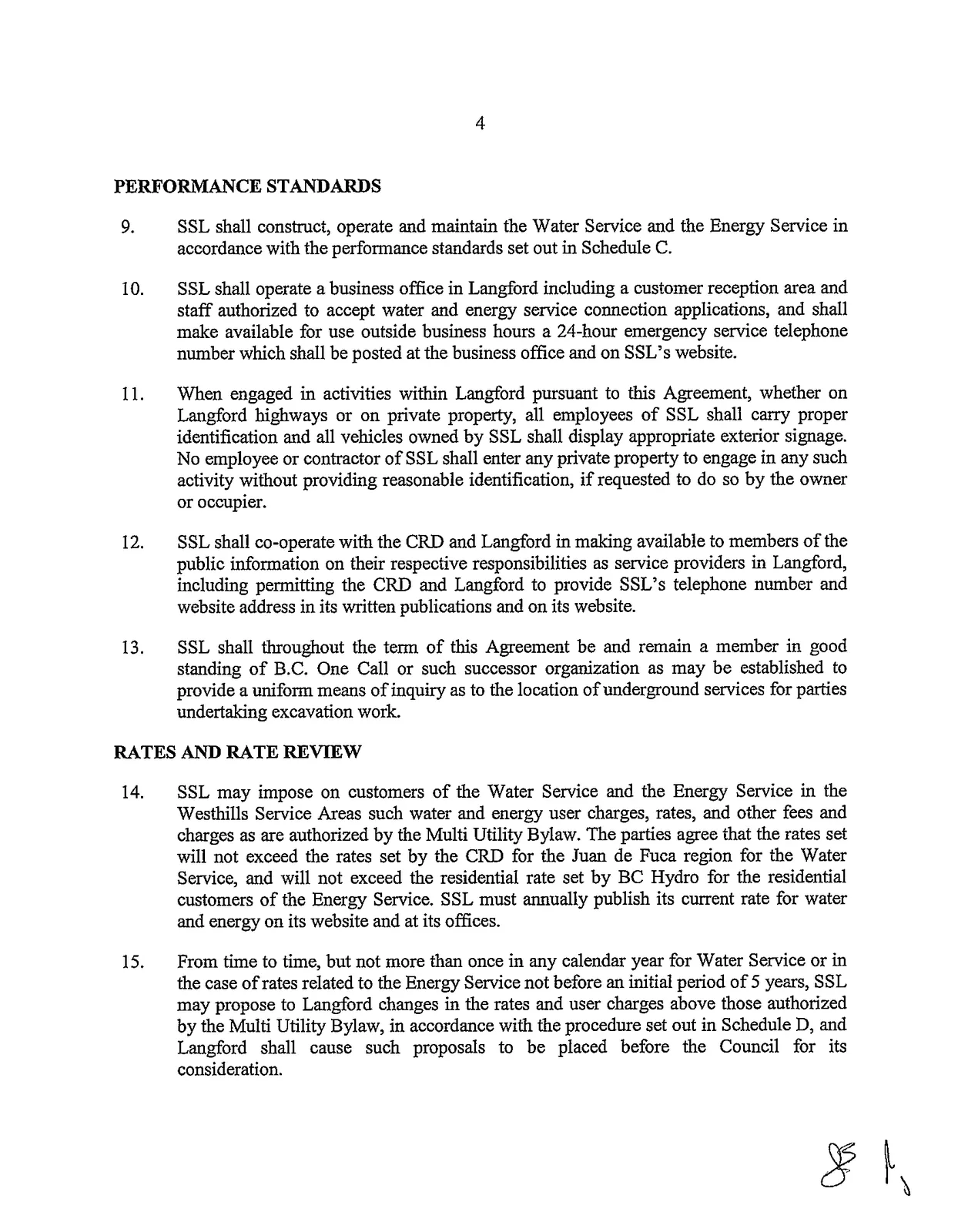 Bylaw No. 2127 - Replacement Schedule A map