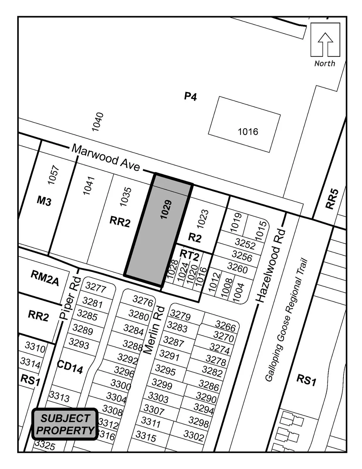 Northeastern side of Lot 4 and southeastern corner of Lot 1 (additional photo)