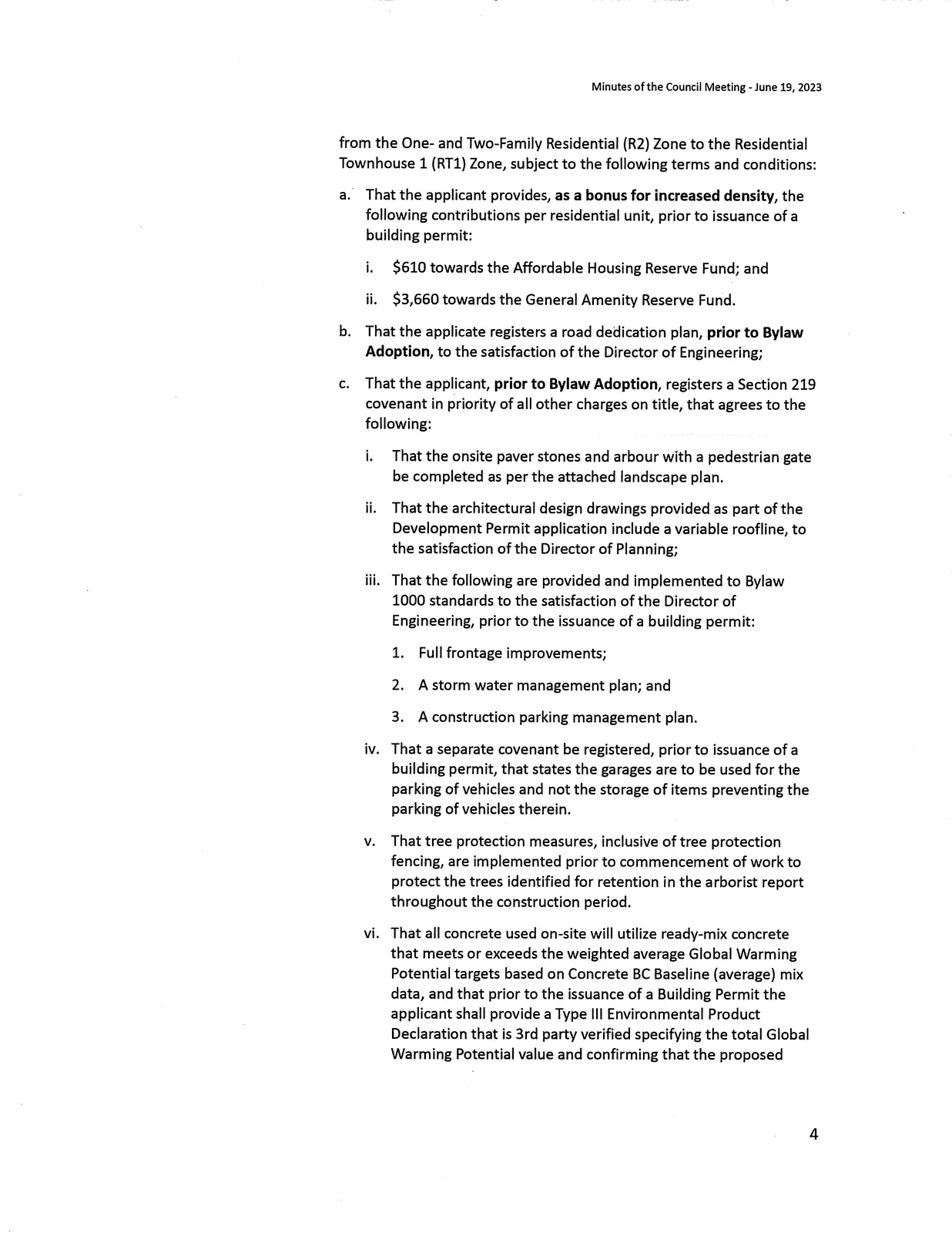 Council Minutes — page 4 scan