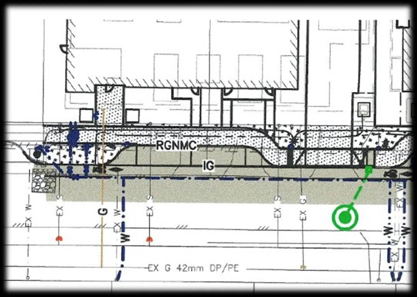 Unit accessibility and appliances diagram