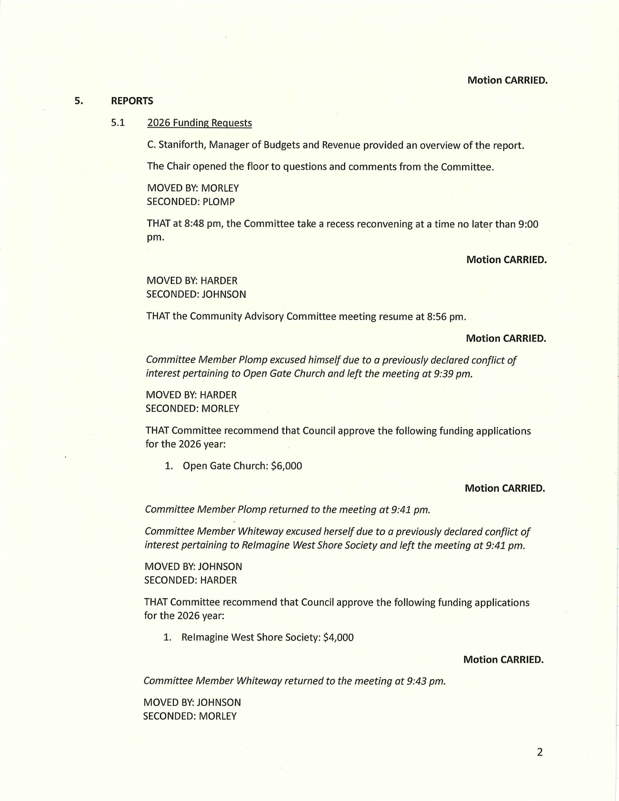 scanned page 2 of minutes