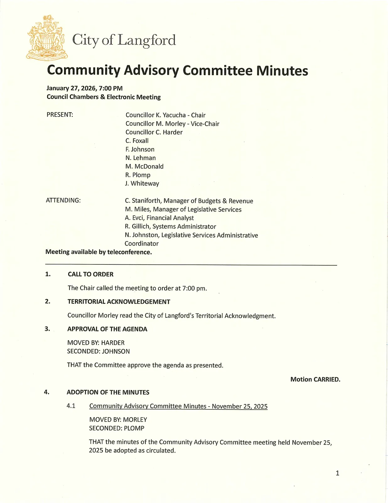 scanned page 1 of minutes