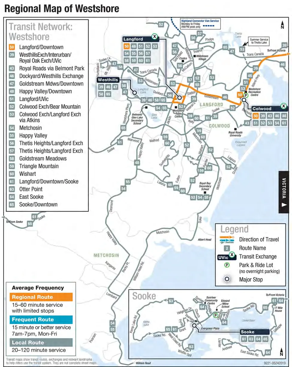 West Shore Local Area Transit Plan overview graphic