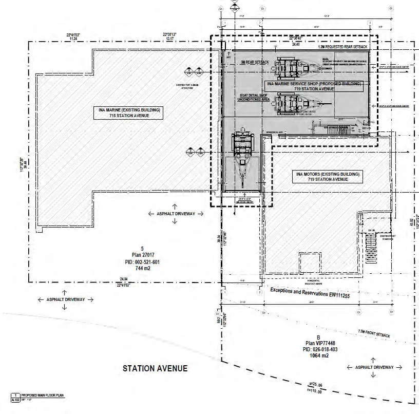 Proposed layout