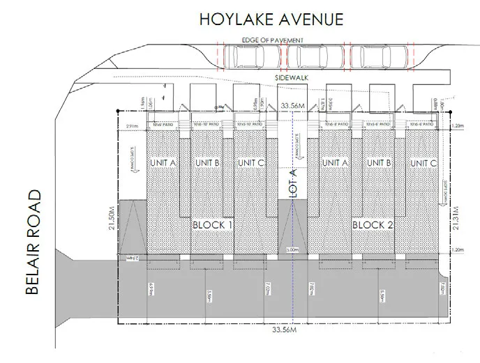 Proposed layout