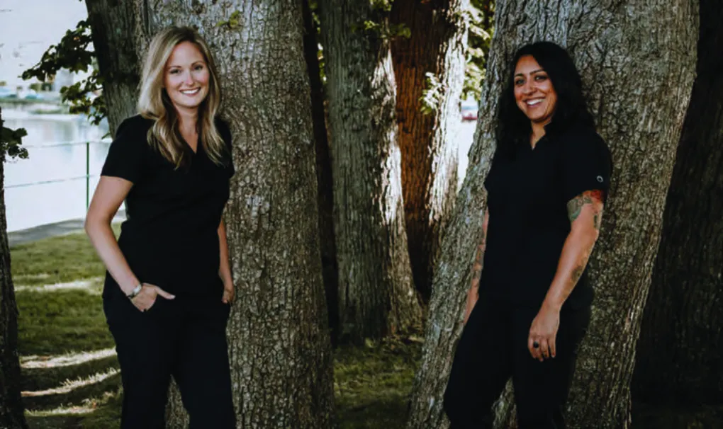 Chelsea Brown (left) and Jas Gill, founders of Island Mobile Cardiology Testing (photo credit @eternal.bond.photography)
