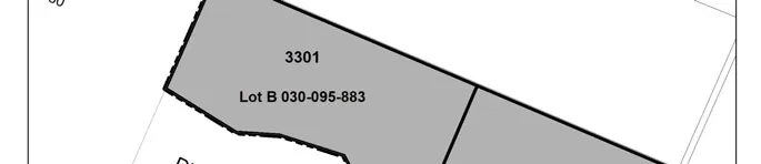 Aerial/site plan showing 3301 Woodruff Road and surrounding area