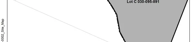 Site context map with parcel boundaries
