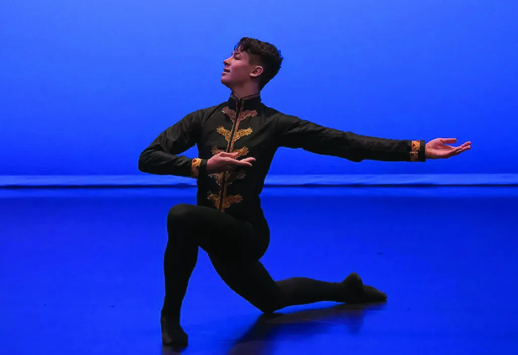 Photo — Carson Simair (17) — accepted into Royal Winnipeg Ballet School’s Professional Division (photo credit: Gail Takahashi/Ballet Victoria Conservatory)