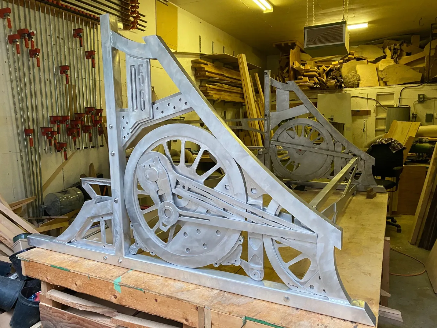 Photo of proposed Rail Train Bumper/Wheel Stop public art (Schedule A)