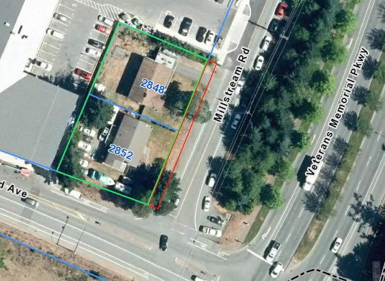 Where it is: 2848 and 2852 Millstream Road rezoning