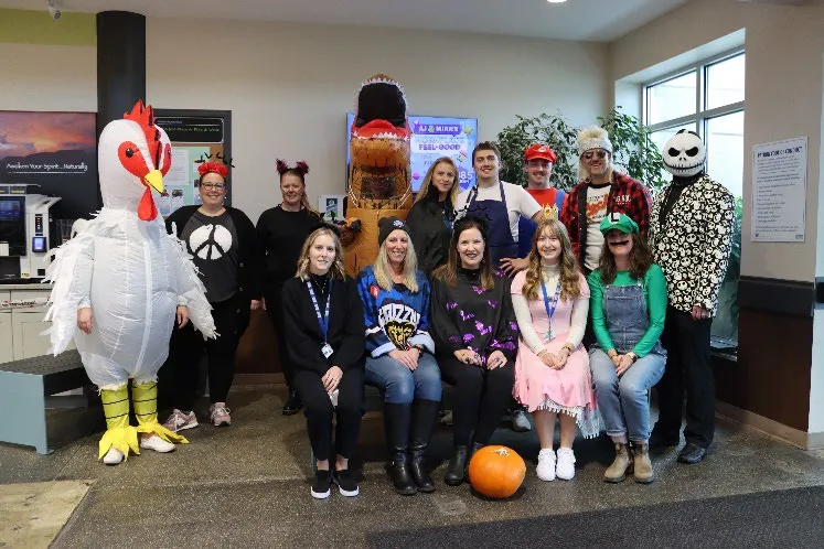 Mini pumpkin patch/community event photo