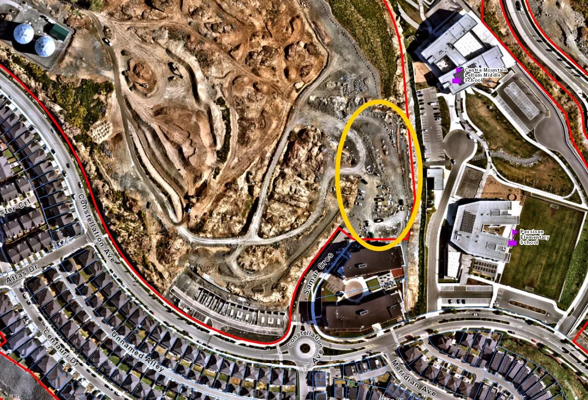 Site map for proposed development at 3003 Irwin Road